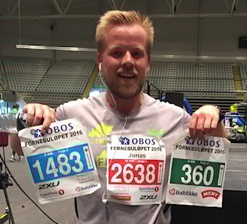 Jonas løper alle distanser også i år